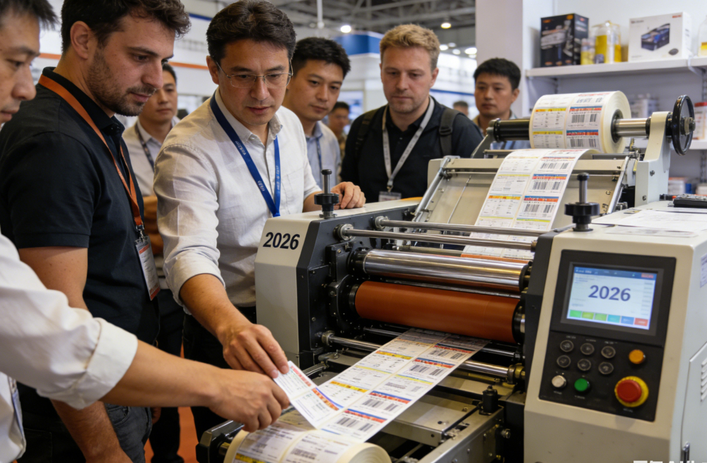 标签印刷设备展区