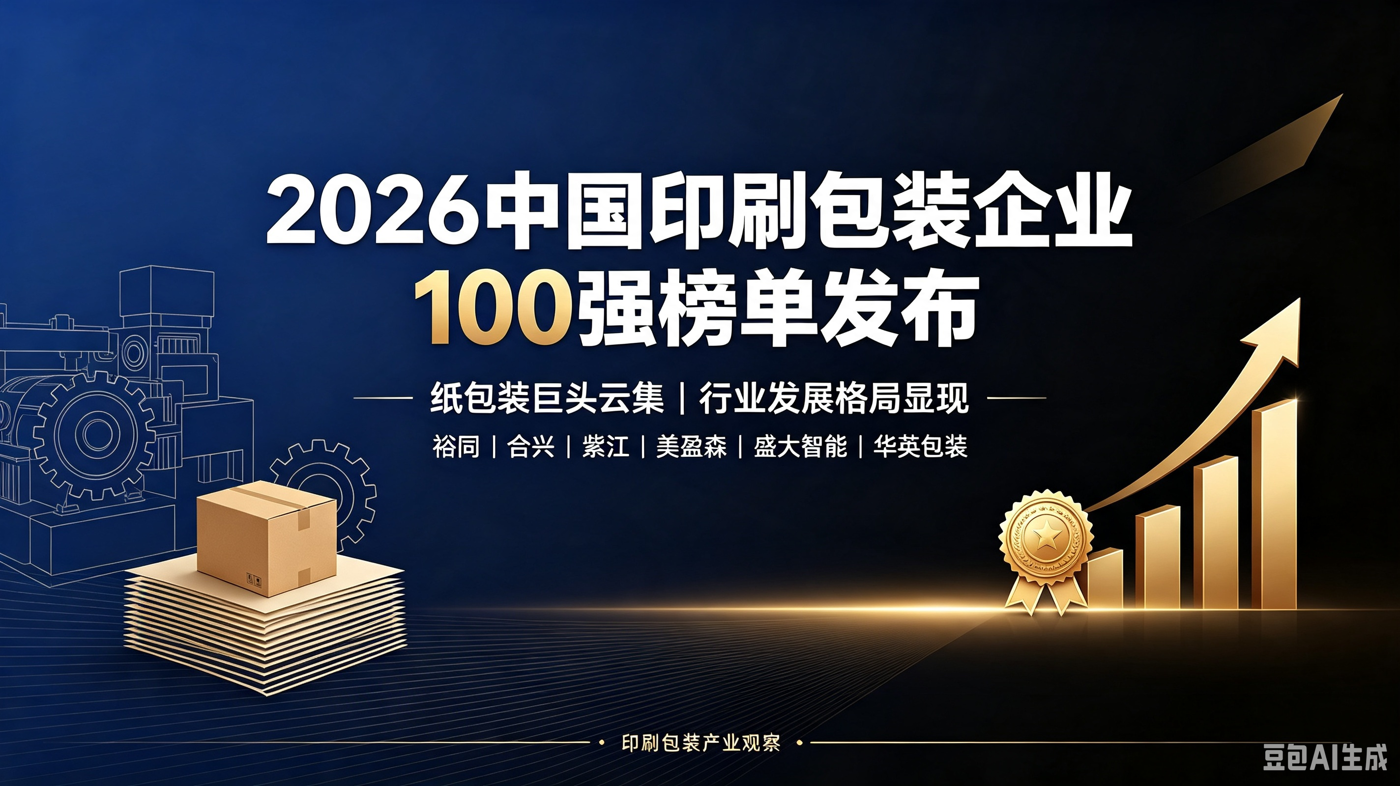 2026中国印刷包装企业 100 强榜单发布,纸包装巨头云集,行业发展格局显现